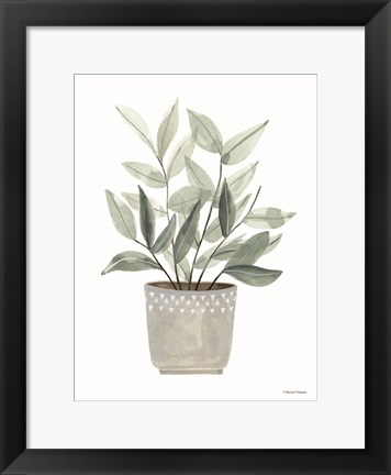 Framed Sage Planter Print