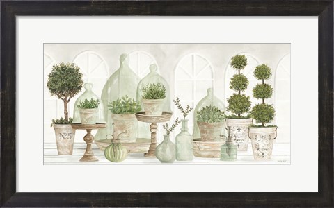 Framed Nice and Neutral Plant Collection Print