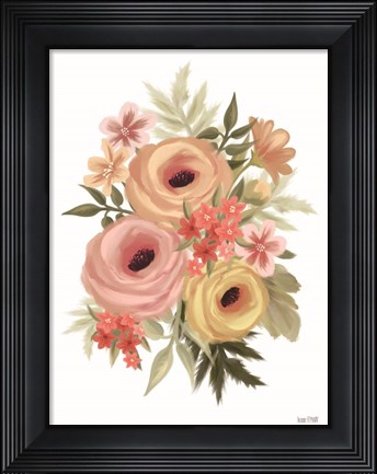 Framed Rosey Ranunculus Print