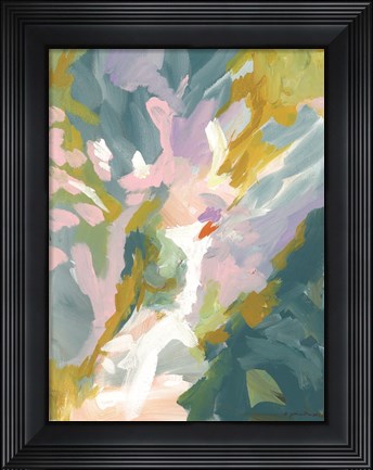 Framed Dark Tropics I Print