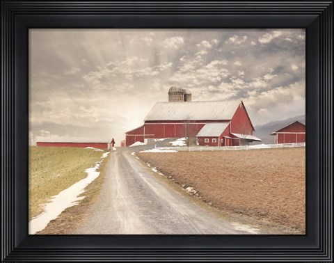 Framed Belleville Farm Print