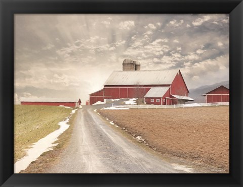 Framed Belleville Farm Print