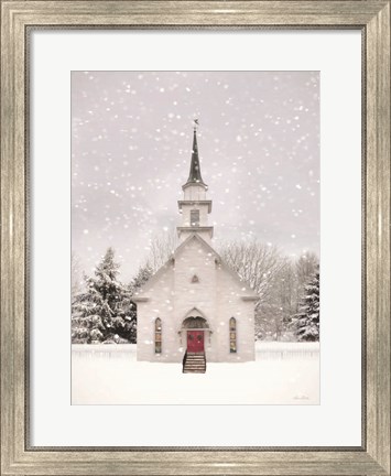 Framed Vermont Church Print