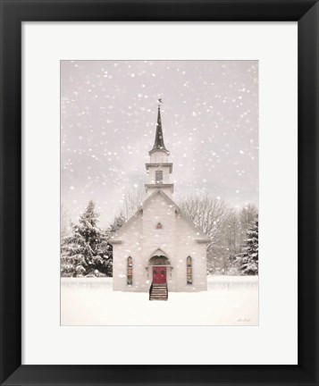 Framed Vermont Church Print
