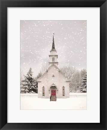 Framed Vermont Church Print