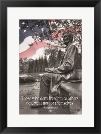 Framed Freedom to Others Print