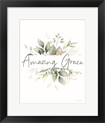 Framed Amazing Grace Print