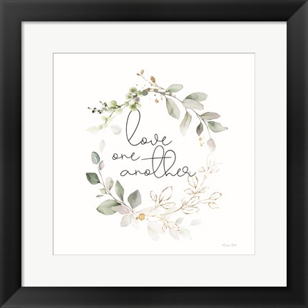 Framed Love One Another Print