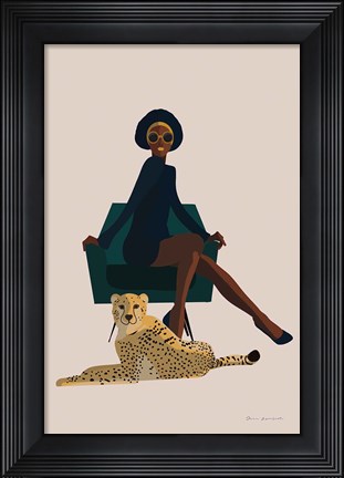 Framed Wild Lounge II Print