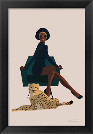 Framed Wild Lounge II Print