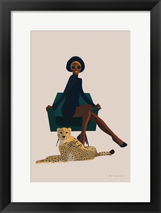 Framed Wild Lounge II Print