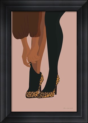 Framed Gorgeous Wild II Print