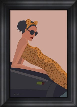 Framed Gorgeous Wild I Print