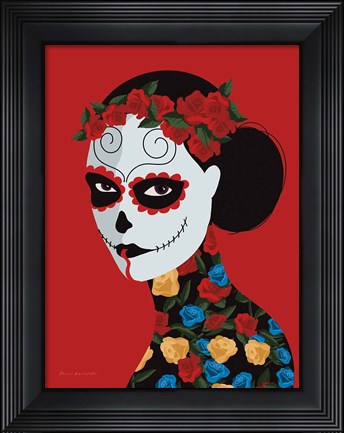 Framed Dia de Los Muertos II Print