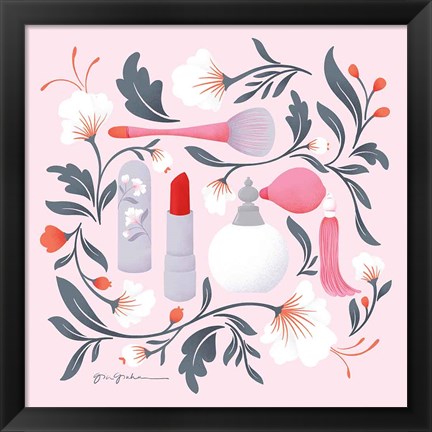 Framed Glam Squad II Print