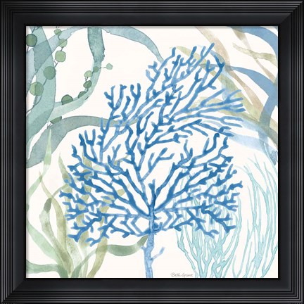 Framed Soft Shores VI Print
