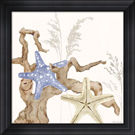 Framed Soft Shores II Print