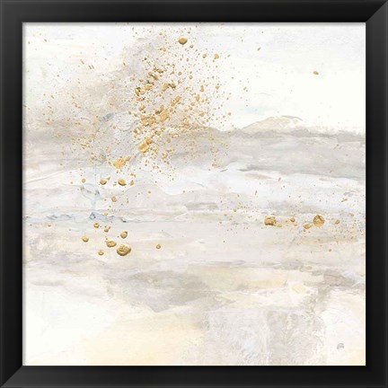 Framed Winter Gold I Print