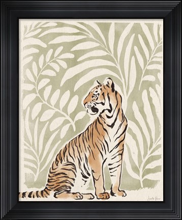 Framed Jungle Cats II Print