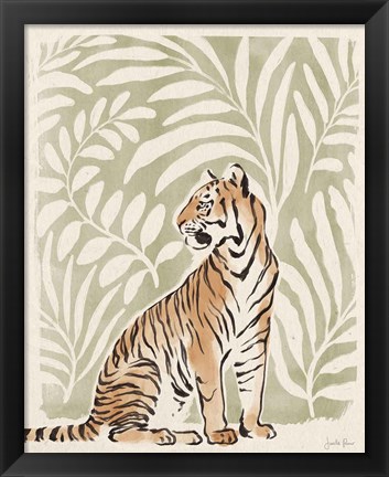 Framed Jungle Cats II Print