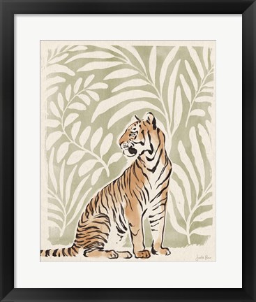 Framed Jungle Cats II Print