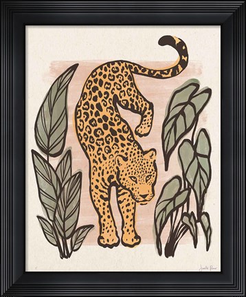 Framed Jungle Cats I Print