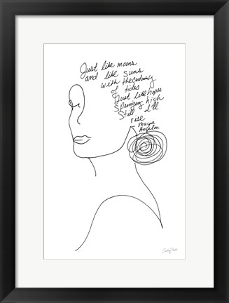 Framed Still I Will Rise Print