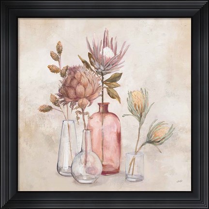 Framed Exotic Florals Print