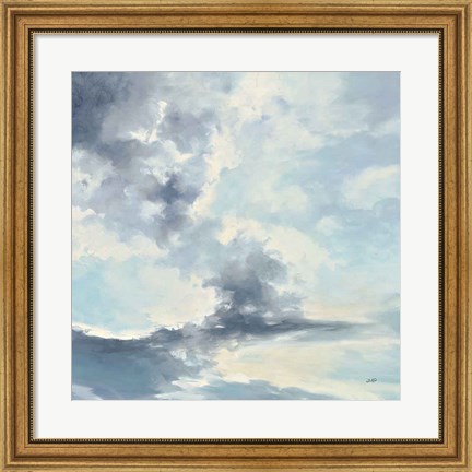 Framed Cool Evening Clouds Print