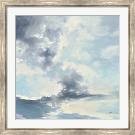 Framed Cool Evening Clouds Print