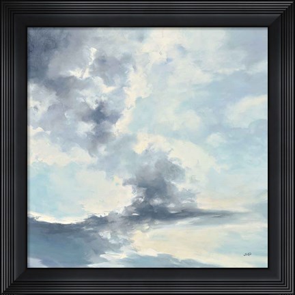 Framed Cool Evening Clouds Print