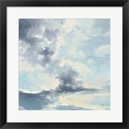 Framed Cool Evening Clouds Print