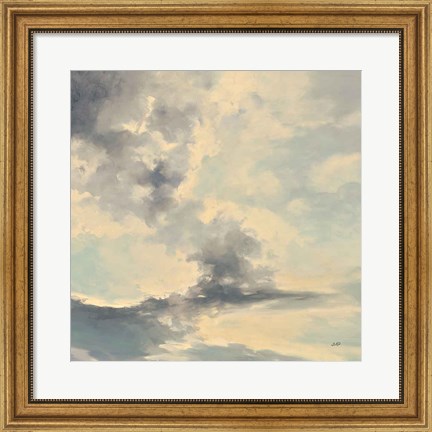 Framed Warm Evening Clouds Print