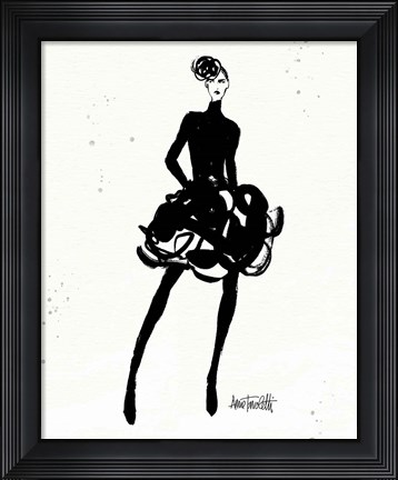 Framed Style Sketches VI Print