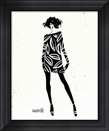Framed Style Sketches IV Print