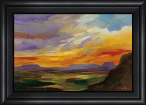 Framed Sonoran Desert Sunset Print