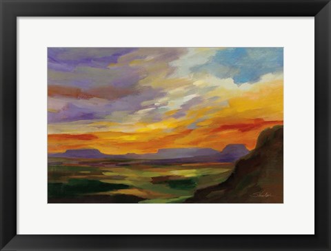 Framed Sonoran Desert Sunset Print