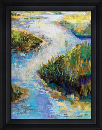 Framed Water Walkway Print