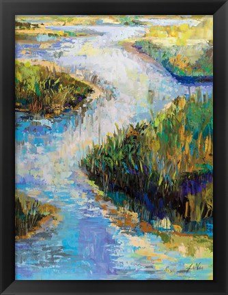 Framed Water Walkway Print