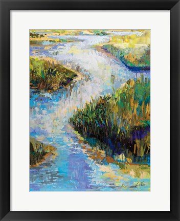 Framed Water Walkway Print