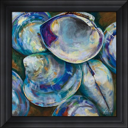 Framed Shell Shuffle Print