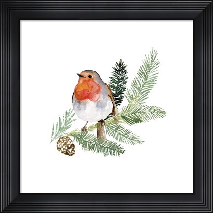 Framed Winter Visitor II Print