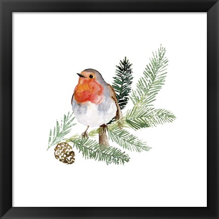 Framed Winter Visitor II Print