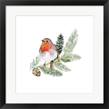 Framed Winter Visitor II Print