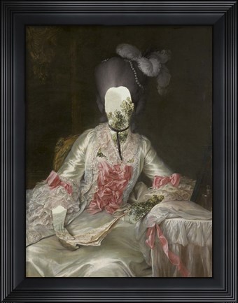 Framed Royal Collage II Print