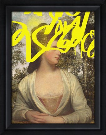Framed Concealed Portrait IV Print