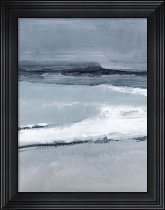 Framed Sea Lines I Print