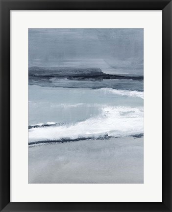 Framed Sea Lines I Print