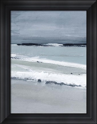 Framed Sea Lines II Print