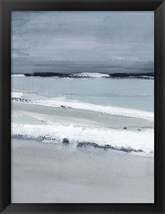 Framed Sea Lines II Print